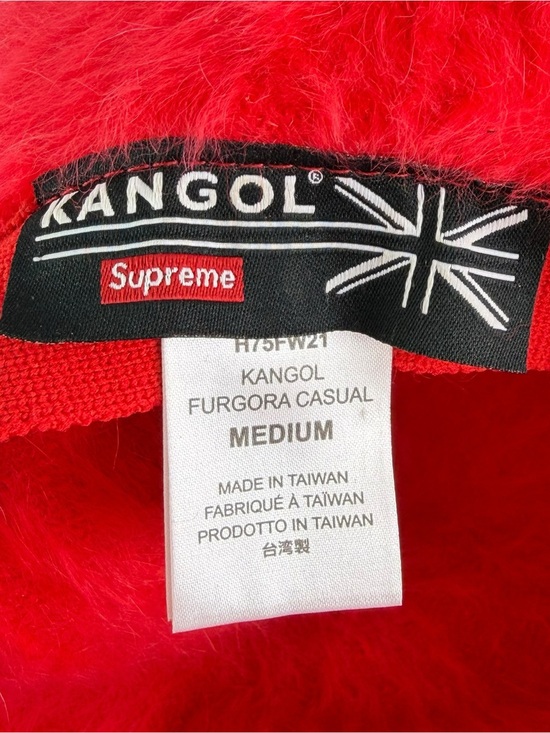 SUPREME X Kangol Furgora Red Bucket Hat Marked as Medium main image 4